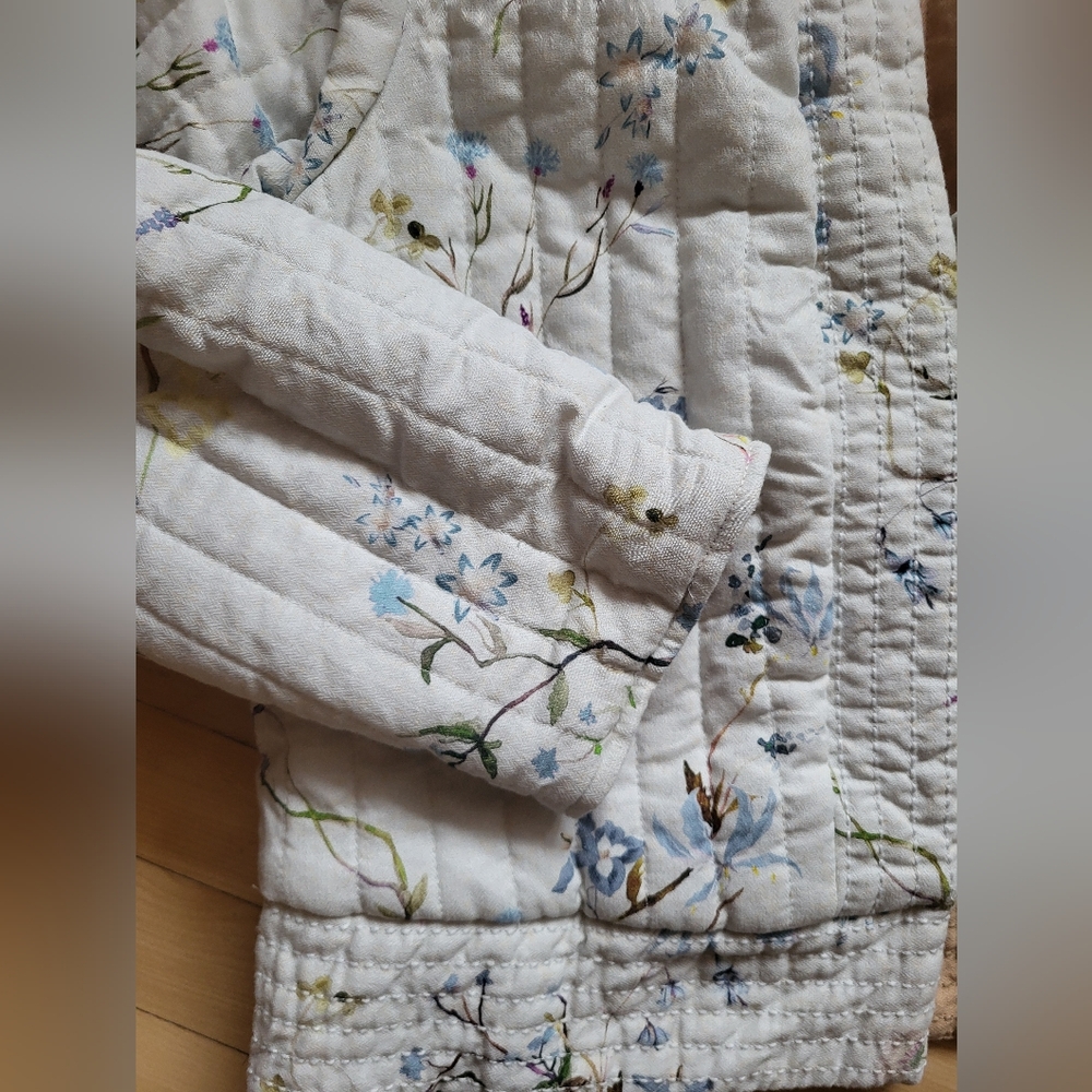 Scotch & Soda Floral Quilted Jacket - Cream and Tan - Picture 3 of 11